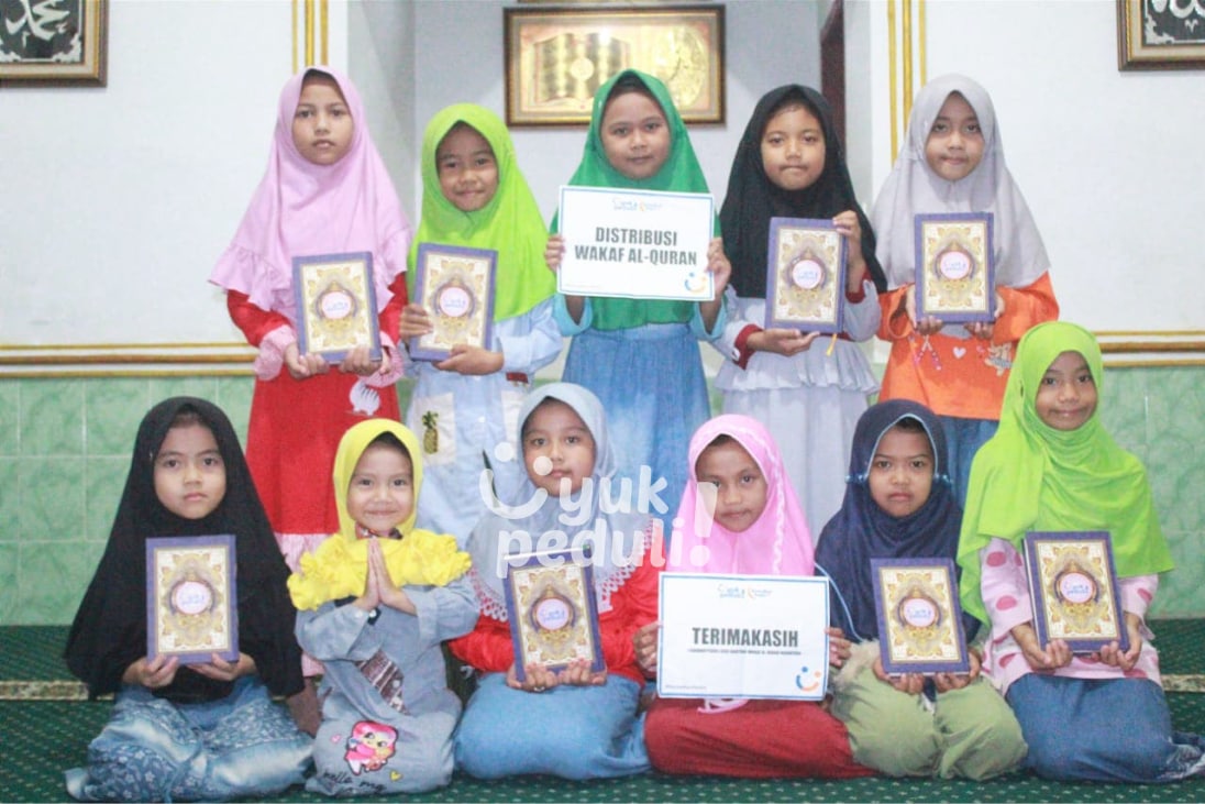 Yuk Peduli Salurkan Bantuan Untuk Masjid Miftahul Ulum Dalam Program Wakaf Quran Nusantara