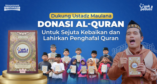 Bersama Ustadz Maulana Dukung Program Tebar Al Qur'an