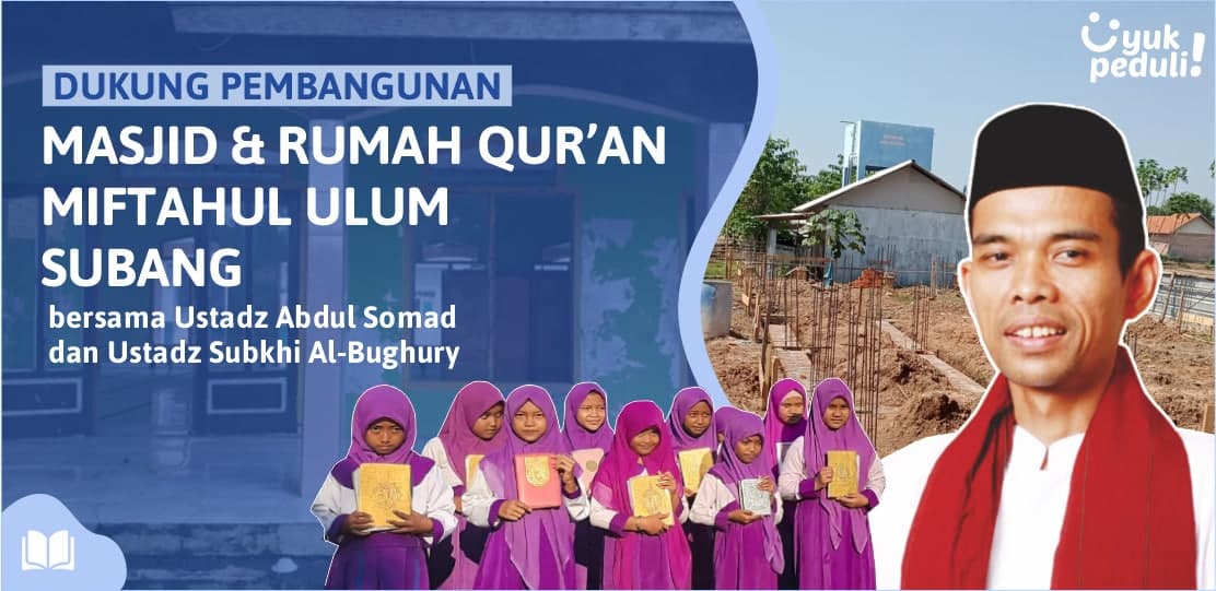 Bersama Ust Abdul Somad Bangun Masjid dan Rumah Quran di Subang